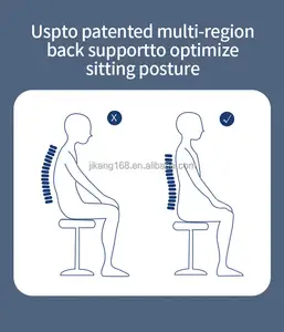 Almohada de soporte Lumbar para silla de oficina, silla de juegos de coche, alivio del dolor de espalda baja, cojín de espuma viscoelástica, cojín de diseño