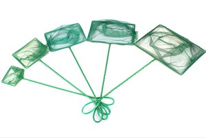 <span class=keywords><strong>Filet</strong></span> à poisson Portable à Long manche carré accessoires d'aquarium <span class=keywords><strong>filet</strong></span> d'atterrissage pour Aquarium <span class=keywords><strong>filet</strong></span> de pêche pour poisson objets flottants outil de nettoyage - Product Image 2