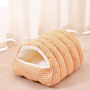 USMILEPET, superventas, cama Arctic Fleece para mascotas, casa para gatos, cama cerrada lavable a máquina para mascotas, gatos y perros - Product Image 1
