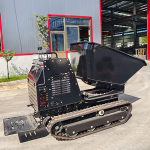 工場価格 ミニローダーダンプ 1200kg ディーゼルエンジン搭載 クボタクローラー式 立乗り操作ダンプトラック 販売中 - Product Image 2