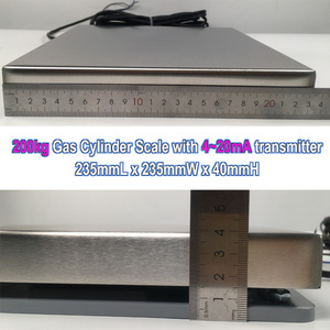 235mm X 235mm 4-20mA Plattformwaage 200 kg Digitale Waage für Gasflaschen Gewichtswaage für Halbleiteranwendungen DC 24V - Product Image 3