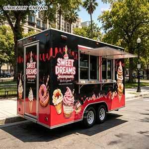 Carritos de Comida Móviles 2025, Remolques de Comida Rápida, Pequeños Restaurantes Móviles, Carritos de Venta de Aperitivos - Product Image 5