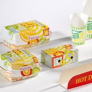 Boîte à poulet frit écologique avec logo imprimé, revêtement anti-humidité, fond robuste et capacité de charge élevée pour comptoir de supermarché et charcuterie - Product Image 2