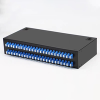 Boîtier de terminaison ODF 2U à tiroir coulissant pour panneau de brassage fibre optique 48 ports SC UPC, cadre de distribution fibre optique 2U