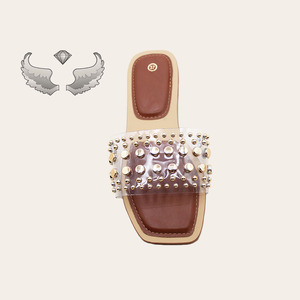 รองเท้าผู้หญิงยอดนิยมที่เพิ่งเปิดตัวใหม่รองเท้าแตะและรองเท้าแตะผู้หญิงแบบสวมด้านหน้าเรียบแฟชั่นและเรียบง่ายสำหรับกลางแจ้ง - Product Image 5