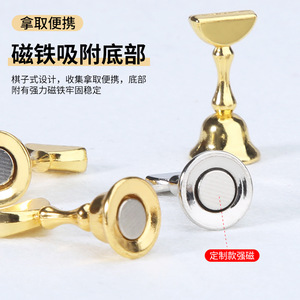 Nail Art Metal Plate Holder Magnetic Alloy Base For Manicure Tools Portable Design - Product Image 4