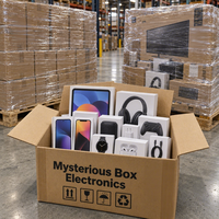 Boîte Mystère 10 kg Retours d'Entrepôt Marchandises Électroniques Déstockage Palettes Inventaire Revendeurs E-commerce Acheteurs Exportateurs Grossistes