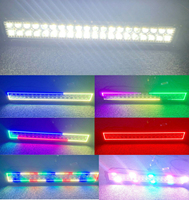 Haute qualité Rgb Chasing Halo Multi changement de couleur barre lumineuse 22 32 42 50 pouces RGB barre lumineuse LED pour camion voiture 4x4