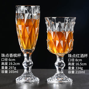 Offre Spéciale – Verres à Vin <span class=keywords><strong>et</strong></span> Flûtes à <span class=keywords><strong>Champagne</strong></span> de Luxe Transparents, Créatifs, <span class=keywords><strong>Style</strong></span> Diamant, pour Réceptions <span class=keywords><strong>et</strong></span> Célébrations - Product Image 3