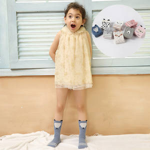 2022 dernier 3D drôle Animal Grimace créatif enfant mignon Adorable tricoté doux fille bébé chaussettes cerf ours <span class=keywords><strong>renard</strong></span> hibou équipage chaussettes - Product Image 2