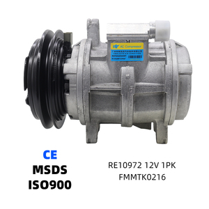 Compresor de aire acondicionado RE10972 RE12513RE12514 TY6766 TY66260471008530 A165850 10PA17C para John Deere - Product Image 1