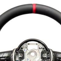 Volant en cuir et fibre de carbone véritable pour BMW F10 F20 F22 F30 F40 M3 M4 M5 E90 Série F