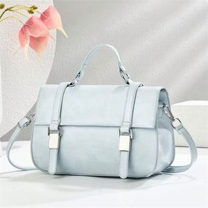 Minimalist Solid Color Crossbody Sling Bag Daily PU Leather Handbags - Product Image 3