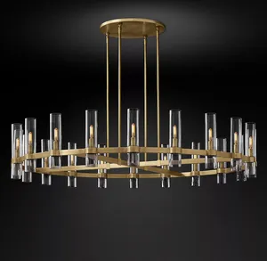 Glass Ceiling Luxury Interior Led Design Modern Hanging Pendent Lamp Chandelier Pendant Lights