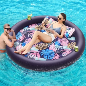 Flotador para Piscina, Tumbona para Tomar el Sol, Flotadores Inflables para Piscina de Tamaño Adulto para Exteriores, Jardín, Piscina - Product Image 6