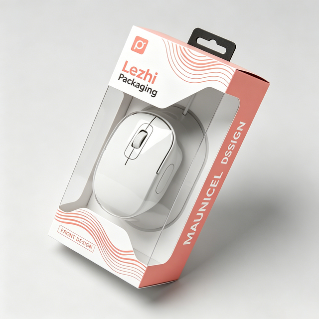 Clear Pvc Window Pc Gaming Mouse Packing Box for Camera and Consumer Electronics Industrial Use