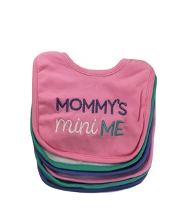 Bavaglini Originali per Neonati 0-3 Anni, 100% Cotone, Antibatterici, Ecologici, Rotondi e Girevoli con Chiusura a Strappo - Product Image 1