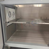 Comptoir réfrigérant pour pizza, salade, sandwich, avec dessus en marbre, vitrine réfrigérée, table de préparation avec dessus en verre, réfrigérateur, congélateur, refroidisseur