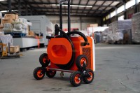 Machine de nettoyage laser pulsé refroidie par air 500W, nouvelle source laser JPT, 13 modes de nettoyage, conception portable en valise-chariot, pour la rouille du bois