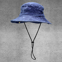 Chapeau Bob en Coton Délavé Personnalisé avec Logo OEM/ODM et Cordon – Usine, Extérieur, Pêche, Soleil – Faible MOQ, Échantillon Rapide
