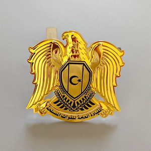 Изготовленный на заказ пустой UAE Saudi Arabia Egypt <span class=keywords><strong>Libya</strong></span> Syria Eagle Falcon из курайшского флагштока Эмблема для украшения винтовой гайки Национальный день - Product Image 2