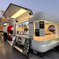 Vente de Grands Food Trucks avec Capsules en Acier Inoxydable 304 et Cuisine Complète, Remorque de Cuisine Mobile