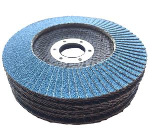 Disques <span class=keywords><strong>à</strong></span> lamelles en zircone bleue de 4,5 pouces (115 mm), double durabilité, grain 40-120, haute dureté, pour le polissage du bois et du fer - Product Image 4