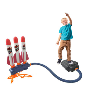 Juego de Lanzador de Cohetes de Espuma EVA HY, Juguete de Lanzamiento de Cohetes 2 en 1 para Niños, Modelo de Lanzamiento de Cohetes con Pedal - Product Image 2