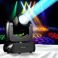 Светодиодный прожектор 120 Вт с подвижной головкой, DMX512, 18-гранная призма, 8 гобо и 8 цветов, звукоактивируемый, для свадеб