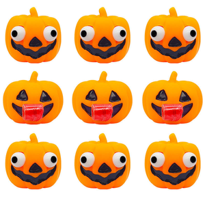Juguete Blandito de Calabaza de Halloween de TPR en Oferta, Juguete Antiestrés con Lengua, Juguete Sensorial para Niños - Product Image 4