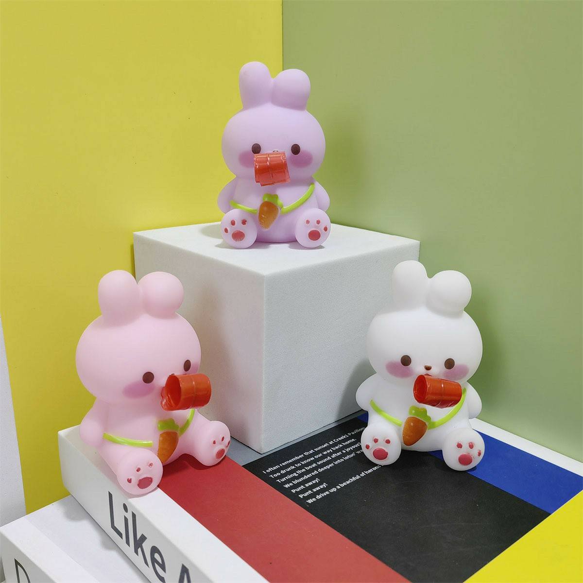 1 pièces-lapin-couleur aléatoire