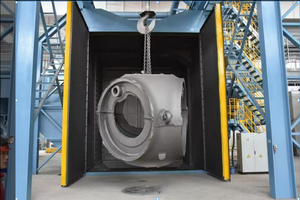 Công nghiệp Hook-Type khung-xoay hiệu quả cao làm sạch bề mặt bắn nổ máy để làm sạch công nghiệp - Product Image 2