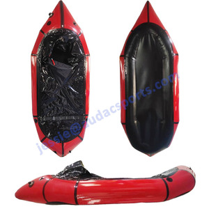 Bote inflable ultraligero Frontier, pala de TPU, paquete de balsa, Kayak, bote de remos - Product Image 1