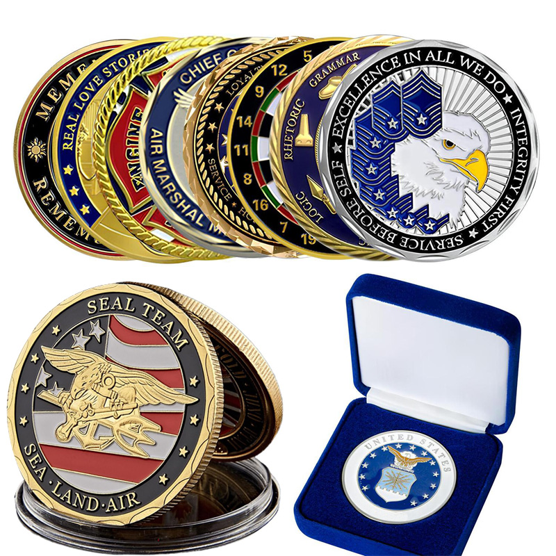 Moneta Sfida 101st Airborne Division – Challenge Coin Militare In Ferro – Regalo Per Veterani E Collezionisti