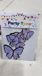 Décorations de gâteau artistiques 3D Butterfly Cake Toppers Fancy Valentine Party Wedding and Anniversary Cake Decorations - Product Image 3