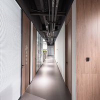 Intimité Insonorisé Bois MDF WPC panneau mural préfabriqué intérieur cloison séparateurs de pièces cabine Panneau solide cloison