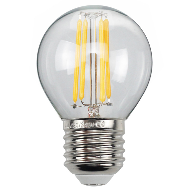 Retro LED Light Bulb G45 220V 4W 6W E27 LED Filament Lamp Bulb Warm White 2700K for Home