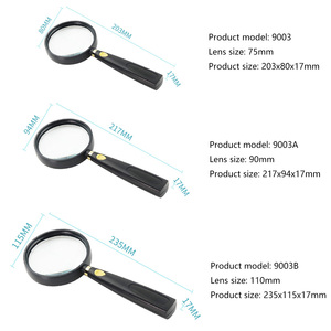 Loupe multi-spécifications <span class=keywords><strong>9003A</strong></span> pour l'éducation des enfants, la lecture des personnes âgées, loupe de poche en verre optique - Product Image 5