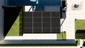 Pérgola de panel <span class=keywords><strong>solar</strong></span> para patio trasero SUNC, pérgola <span class=keywords><strong>fotovoltaica</strong></span> con apertura eléctrica <span class=keywords><strong>solar</strong></span>, techo de lumbrera, pérgola de aluminio - Product Image 4