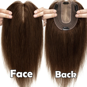 Postizo de Cabello Humano 100% con Clip para Mujer, Largo/Corto - Product Image 6