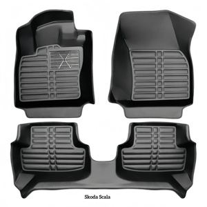 Alfombrillas de Lujo Premium 5D con Pelo Tufted Ecológicas para Skoda Superb (2008-2015) - Absorbentes de Sonido, Suaves al Tacto y Antideslizantes - Product Image 6