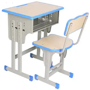 学生桌椅 // 中学生桌子ABS学生椅子和可调节学生桌子