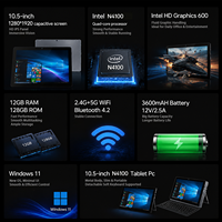 Brand New 10.5 Inch N4100 IPS LCD Display 1280*1920 Resolution 60hz Refresh Rate Travel Gaming Display Portable Laptop Monitor