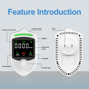 2026 JCX-19A Combustible <strong>Gas</strong> <strong>Carbon</strong> <strong>Monoxide</strong> <strong>Natural</strong> <strong>Gas</strong> <strong>Detector</strong> Strong Plug Fixed High Accuracy Temperature Humidity CO - Product Image 3