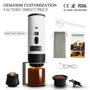 Kingze Machine à Expresso Portable Mini 3-en-1 Alimentée par USB Type C, <span class=keywords><strong>Cafetière</strong></span> à <span class=keywords><strong>Capsules</strong></span> de Voyage pour l'Extérieur - Product Image 2