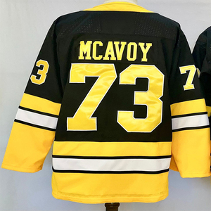 Camisetas de Hockey Cosidas para Hombre 63 Brad Marchand 1 Jeremy Swayman 88 David Pastrnak 18 Pavel Zacha 73 <span class=keywords><strong>Charlie</strong></span> McAvoy - Product Image 3