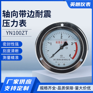 Manómetro Longqi Automation YN100ZT 16/25/40 Mpa Antivibración para Aire y Agua - Product Image 5