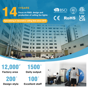 Đơn giản Thiết kế hiện đại trong nhà văn phòng nhà 42 inch Led điều khiển từ xa đèn trần với Fan - Product Image 4