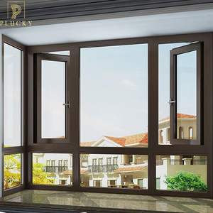 <span class=keywords><strong>Puente</strong></span> roto <span class=keywords><strong>Rotura</strong></span> térmica Ventana <span class=keywords><strong>de</strong></span> aluminio abatible <span class=keywords><strong>de</strong></span> vidrio templado Doble - Product Image 4