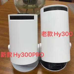 โรงงานHY300pro Full HDโฮมเธียเตอร์วิดีโอโปรเจคเตอร์สมาร์ทAndroid ProjecteurแบบพกพามินิมัลติมีเดียHY300 PROโปรเจคเตอร์